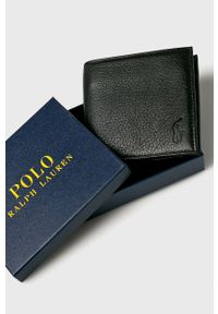 Polo Ralph Lauren - Portfel skórzany 405526127002. Kolor: czarny. Materiał: skóra #2