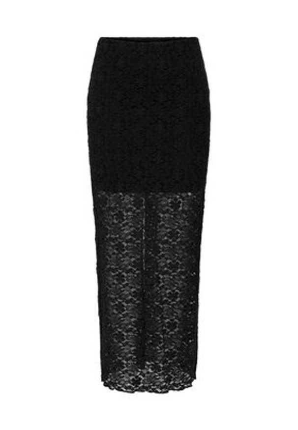 only - ONLY Spódnica ołówkowa Lorenza 15356174 Czarny Regular Fit. Kolor: czarny. Materiał: bawełna