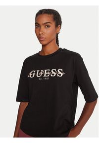 Guess T-Shirt V5YI02 I3Z14 Czarny Boxy Fit. Kolor: czarny. Materiał: bawełna #5