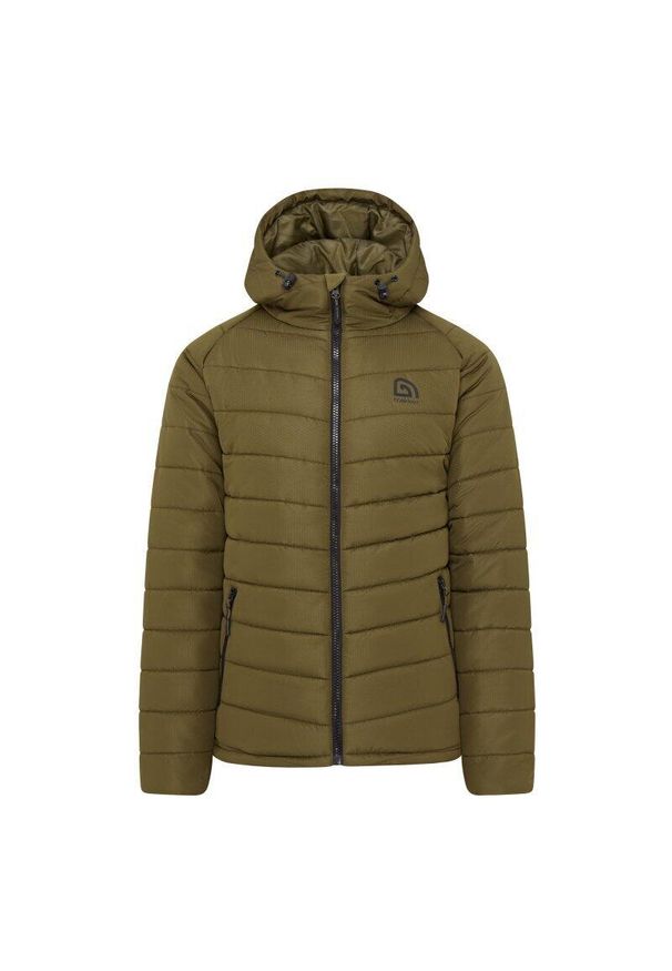 TRAKKER - Kurtka puchowa z kapturem Trakker Core. Typ kołnierza: kaptur. Kolor: zielony. Materiał: puch