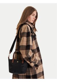 TOMMY HILFIGER - Tommy Hilfiger Torebka Popette Mini Tote AW0AW17709 Czarny. Kolor: czarny #1