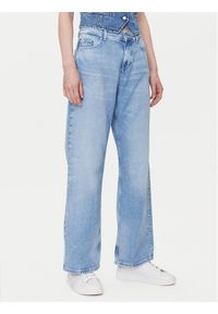 Mustang Jeansy Madison 1016211 Błękitny Wide Fit. Kolor: niebieski