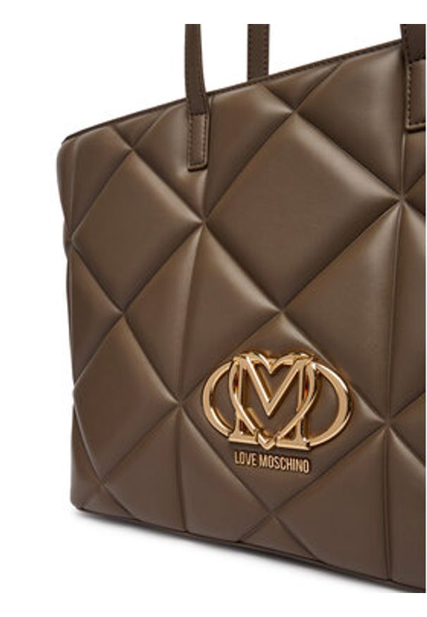 Love Moschino - LOVE MOSCHINO Torebka JC4120PP1OLC0203 Brązowy. Kolor: brązowy. Materiał: skórzane