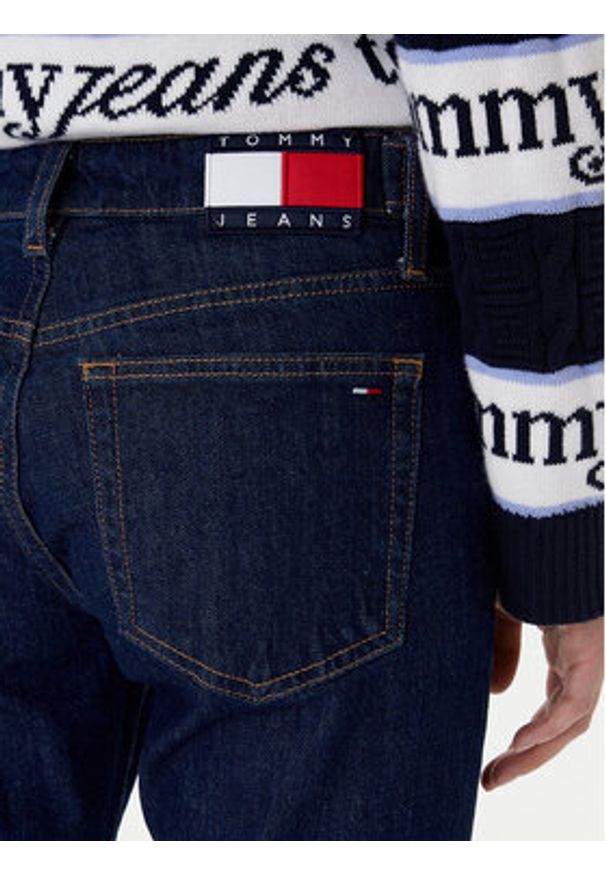 Tommy Jeans Jeansy Lucy DW0DW22432 Granatowy Slim Fit. Kolor: niebieski