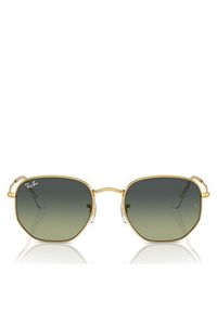 Ray-Ban Okulary przeciwsłoneczne Hexagonal 0RB3548 001/BH Złoty. Kolor: złoty #5