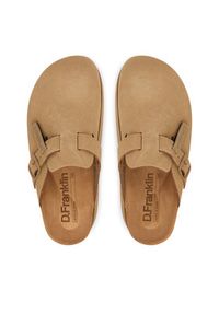 D.Franklin Klapki DFSH414005 Brązowy. Kolor: brązowy. Materiał: skóra, zamsz #6