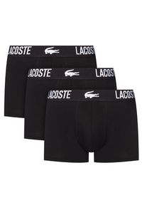 Lacoste Komplet 3 par bokserek 5H2393 Czarny. Kolor: czarny. Materiał: bawełna