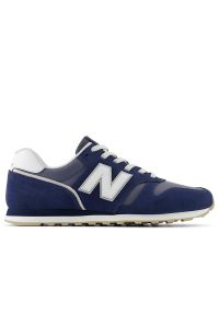 Buty New Balance ML373NV2 - granatowe. Okazja: na co dzień. Kolor: niebieski. Materiał: materiał, skóra, syntetyk, guma. Szerokość cholewki: normalna. Model: New Balance 373