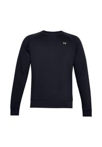 Bluza fitness męska Under Armour Rival Fleece Crew. Kolor: czarny. Sport: fitness