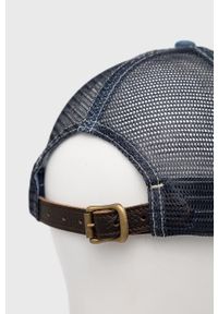 Polo Ralph Lauren czapka kolor granatowy z aplikacją. Kolor: niebieski. Wzór: aplikacja