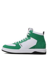 Hugo Sneakersy Kilian Hito 50493117 10249927 01 Zielony. Kolor: zielony. Materiał: materiał
