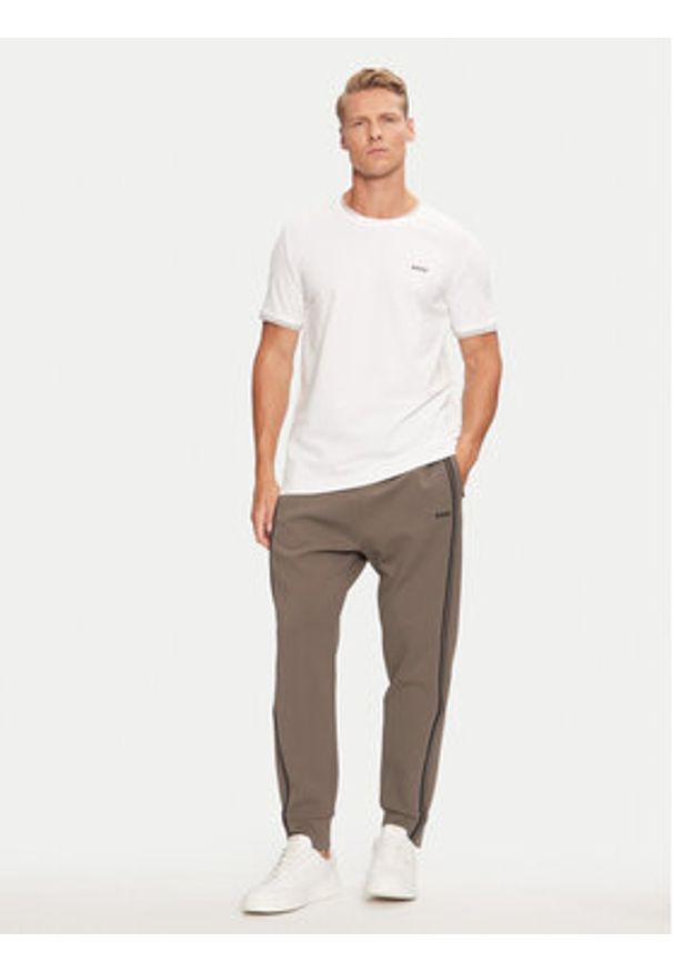 BOSS - Boss T-Shirt Taul 50521245 Écru Regular Fit. Materiał: bawełna