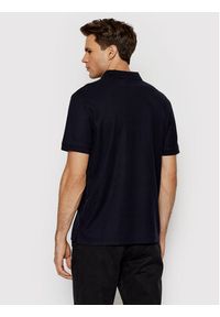 Calvin Klein Polo Refined Pique Chest K10K102964 Granatowy Regular Fit. Typ kołnierza: polo. Kolor: niebieski. Materiał: bawełna #3