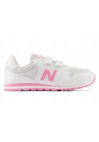 Buty na codzień New Balance 500 dziecięce na rzepy. Zapięcie: rzepy. Kolor: biały. Sport: turystyka piesza #1