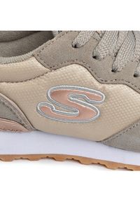 skechers - Skechers Sneakersy Golden Gurl 111/TPE Szary. Kolor: szary. Materiał: materiał #4