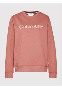 Calvin Klein Bluza Core Logo Ls K20K202157 Różowy Regular Fit. Kolor: różowy. Materiał: bawełna #5