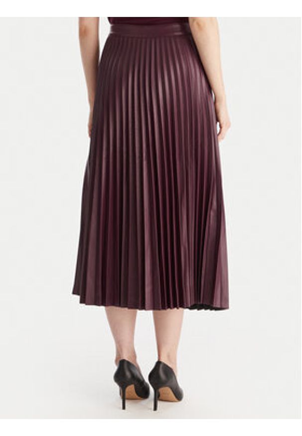 Vero Moda Spódnica z imitacji skóry Bella Holly 10319036 Fioletowy Regular Fit. Kolor: fioletowy. Materiał: skóra