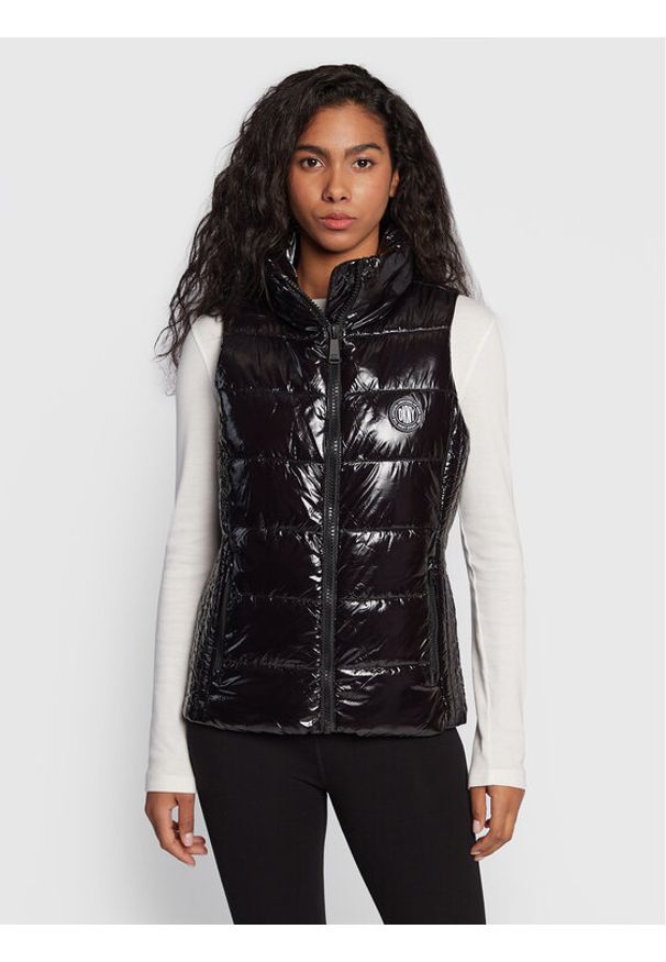 Kamizelka DKNY Sport. Kolor: czarny. Materiał: syntetyk. Styl: sportowy