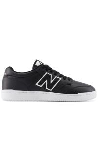 Buty New Balance BB480LBT - czarne. Kolor: czarny. Materiał: skóra. Szerokość cholewki: normalna. Sport: koszykówka