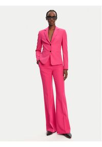 Hugo - HUGO Marynarka Agonia-1 50539976 Różowy Slim Fit. Kolor: różowy. Materiał: syntetyk #4