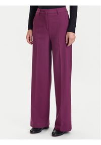 United Colors of Benetton - United Colors Of Benetton Spodnie materiałowe 4L4HDF07F 7D3 Fioletowy Regular Fit. Kolor: fioletowy. Materiał: syntetyk #1