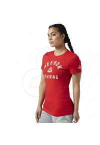 Koszulka damska Reebok - czerwona CD9619. Kolor: czerwony #1
