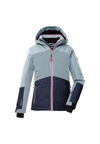 Kurtka narciarska z kapturem dla dziewczynki Killtec KSW 196. Typ kołnierza: kaptur. Kolor: szary. Sezon: zima. Sport: narciarstwo #1