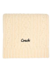 Coach Szalik CCL89 Écru. Kolor: kremowy. Materiał: poliester #5