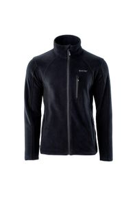 Hi-tec - Bluza Polarowa Męska Pełen Suwak Monar. Kolor: czarny. Materiał: polar. Sezon: zima. Sport: turystyka piesza #1