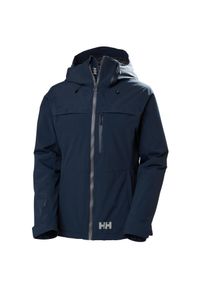 Damska kurtka narciarska z kapturem Helly Hansen Eagle Ins. Typ kołnierza: kaptur. Kolor: niebieski. Sezon: zima. Sport: narciarstwo #1