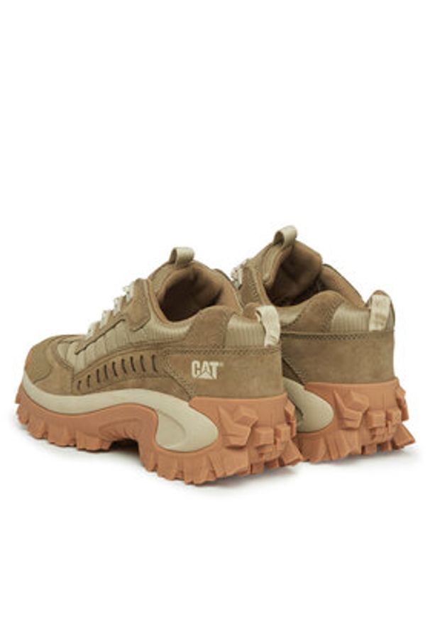 CATerpillar Sneakersy P726245 Brązowy. Kolor: brązowy. Materiał: zamsz, skóra