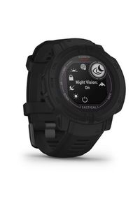 GARMIN - Zegarek sportowy Garmin Instinct 2 Solar Tactical Edition z czujnikiem tętna HRM Elevate (czarny / czarny pasek). Rodzaj zegarka: cyfrowe. Kolor: czarny. Materiał: włókno. Styl: sportowy #3