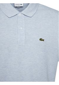Lacoste Polo PH4012 Błękitny Slim Fit. Typ kołnierza: polo. Kolor: niebieski. Materiał: bawełna #5