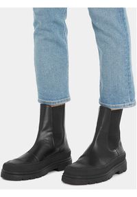 Calvin Klein Sztyblety Chelsea Boot High HM0HM01215 Czarny. Kolor: czarny. Materiał: skóra
