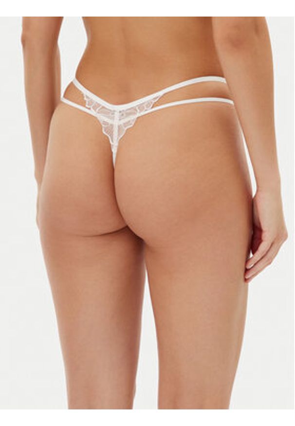Hunkemöller Stringi Lauren 300904 Écru. Materiał: syntetyk