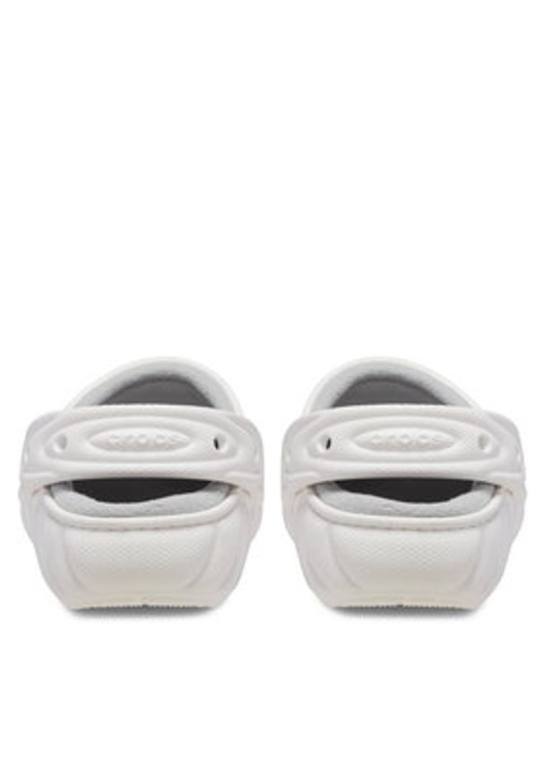 Crocs Klapki Classic Lined Overpuff Clog 210059 Biały. Kolor: biały