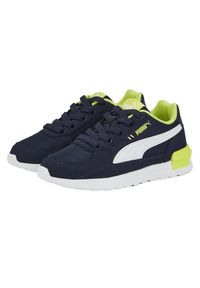 Puma - Buty Treningowe Dla Dzieci/dzieci Graviton Ac Ps. Kolor: zielony, niebieski, wielokolorowy. Sport: turystyka piesza