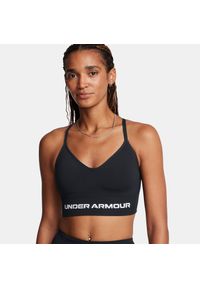 Biustonosz Under Armour Project Rock Fitted Bra Tank. Kolor: czarny. Sport: fitness #1