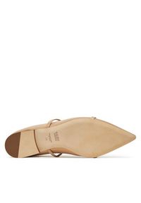 MALONE SOULIERS Klapki Maureen Flat 327 Beżowy. Kolor: beżowy. Materiał: skóra