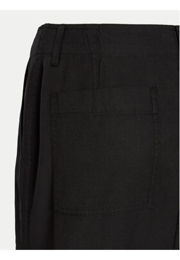 Olsen Spódnica midi 16001365 Czarny Regular Fit. Kolor: czarny. Materiał: bawełna