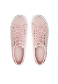 TOMMY HILFIGER - Tommy Hilfiger Sneakersy Essential Vulc Canvas Sneaker FW0FW07682 Różowy. Kolor: różowy #3