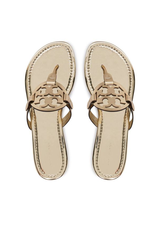 Japonki Tory Burch. Kolor: złoty