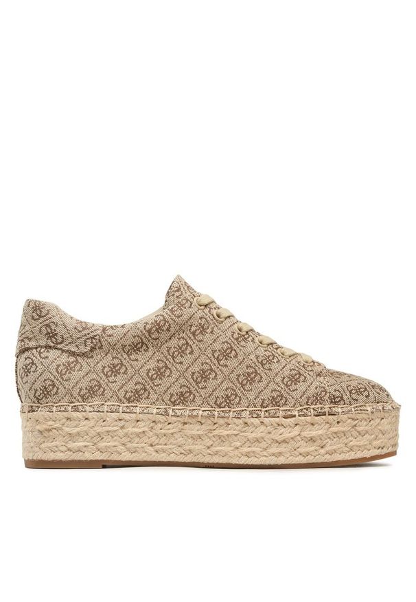 Espadryle Guess. Kolor: beżowy