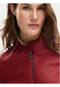 Desigual Kurtka z imitacji skóry Ariel 26SWEW09 Czerwony Regular Fit. Kolor: czerwony. Materiał: skóra #5