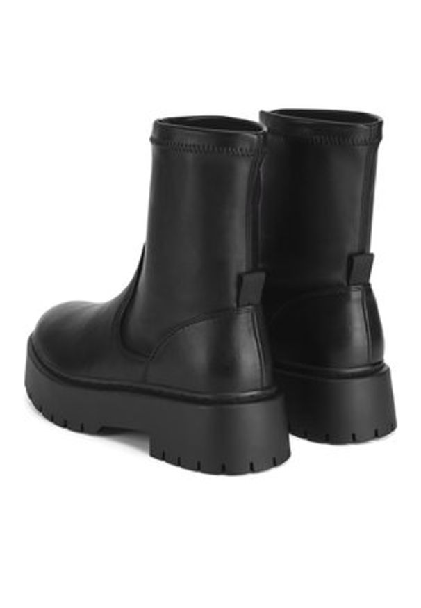 DeeZee Botki HY13123-41 Czarny. Kolor: czarny. Materiał: skóra