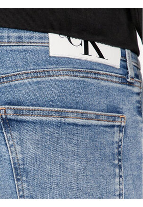 Calvin Klein Jeans Jeansy J30J324843 Niebieski Super Skinny Fit. Kolor: niebieski