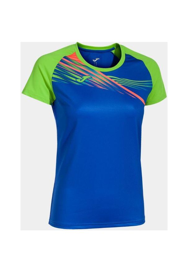 Damskie Sportowe T-shirt Joma Elite X - Oddychający i Lekki. Kolor: niebieski