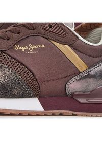 Pepe Jeans Sneakersy PLS31528 Brązowy. Kolor: brązowy. Materiał: materiał #4