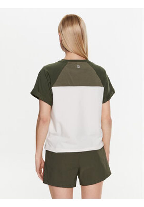 Wrangler T-Shirt Ss Hibrid WB7HDYX45 112333440 Kolorowy Regular Fit. Materiał: bawełna. Wzór: kolorowy