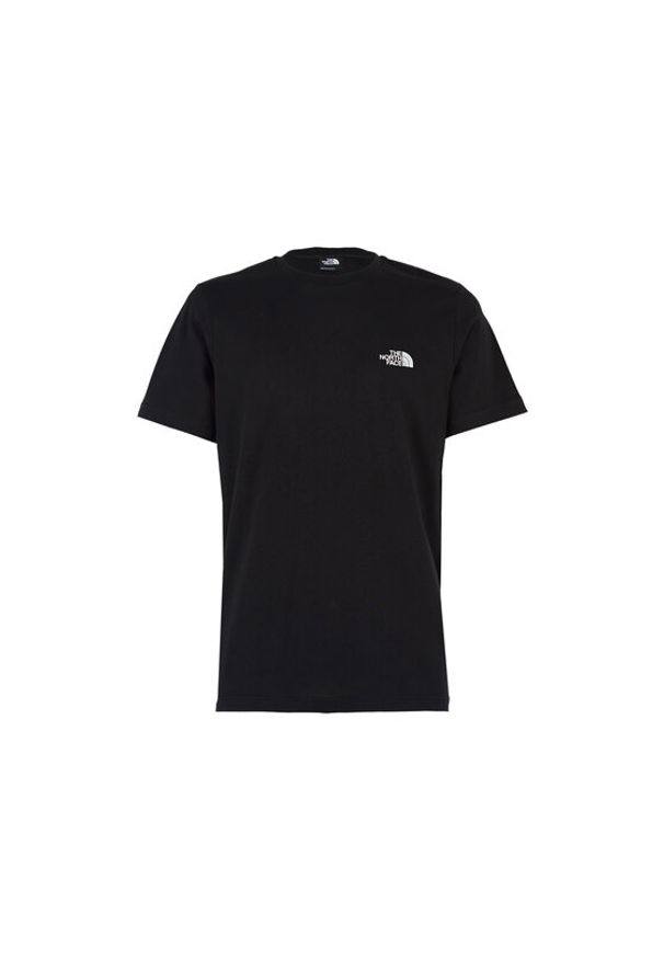 The North Face T-Shirt NSE Box NF0A8C4V Czarny Regular Fit. Kolor: czarny. Materiał: bawełna
